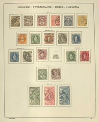 SCHWEIZ - 1850/1988, umfangreiche Sammlung fast nur gest. ...