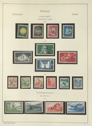 SCHWEIZ - 1945/89, reichhaltige Sammlung fast nur postfr. ...