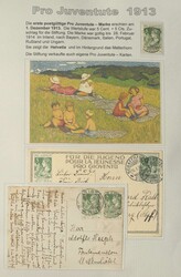 SCHWEIZ - 1912/45, eine wundervolle Spezialsammlung Pro Juventute auf ...