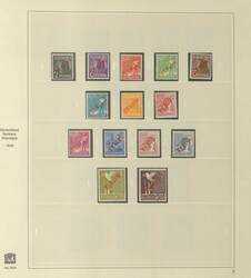 BERLIN - 1948/90, saubere postfr. Sammlung mit allen verausgabten ...