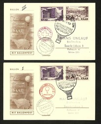 NEUSAAR - reichhaltige Sammlung Briefe, Karten und FDC im Briefalbum. ...