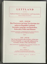 LETTLAND - Handbuch Philatelie und Postgeschichte, 10 Bänden ...