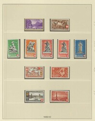 SCHWEIZ - Sammlung ab 1907 bis in die fünfziger Jahre geführt, ...