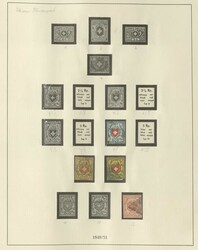 SCHWEIZ - 1850/1969, umfangreiche gest. Sammlung in drei ...