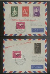 SAAR/FLUGPOST - wundervolle Kollektion von 138 meist verschiedenen ...