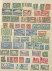 KANADA - reichhaltige postfr. Partie im großen Einsteckbuch, ...