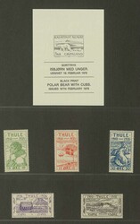 GRÖNLAND - 1938/2001, sehr schöne postfr. Sammlung in zwei ...