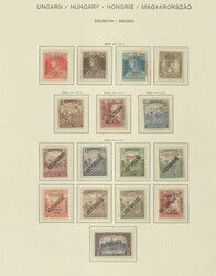 UNGARN/SZEGEDIN - prächtige ungebrauchte Sammlung mit ...
