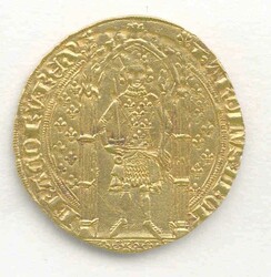 Frankreich, Franc A Pied, Karl V. (1364-1380), seltene Goldmünze, ...