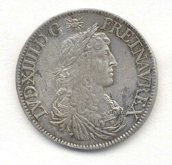 Frankreich, Ecu au Buste Juvenile, Louis XIV., 1666 Paris, Gewicht 27 ...
