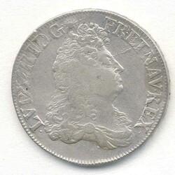 Frankreich, Ecu Blanc, Rennes 1687, seltene Silbermünze, Gewicht 27 ...