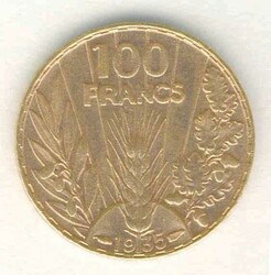 Frankreich, 100 Fr. 1935, seltene Goldmünze, Gadoury Nr. 1148, ...