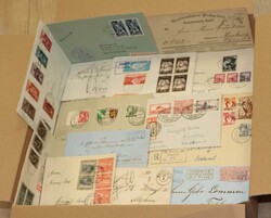 SAAR - interessanter Bestand von circa 150 Belegen, ab der ...