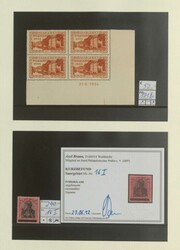 SAAR - 1920/59, großartige Sammlung im Falzlos-Vordruck-Ringbinder, ...
