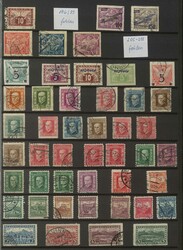 TSCHECHOSLOWAKEI - 1918/92, umfangreiche gest. Sammlung in zwei ...