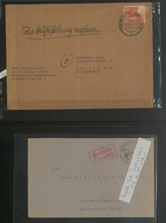 BERLIN - großartige postgeschichtliche Sammlung von circa 70 Belegen ...