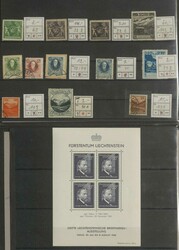 EUROPA/ÜBERSEE - reichhaltige Partie im Ringbinder mit zahlreichen ...