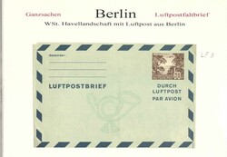BERLIN/GANZSACHEN - 1949/90, reichhaltige Sammlung ungebrauchter ...