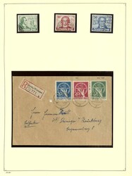 BERLIN - 1948/62, sehr schöne Sammlung im KA/BE-Klemmbinder mit ...