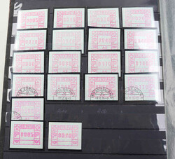 7350: Collections and Lots Worldwide - ATM/Frama labels