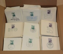 ÖSTERREICH - reichhaltiger Bestand Briefstücke mit Sonderstempeln ...