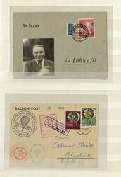 BUND - interessante Partie besserer Belege der Anfangsjahre, dabei ...