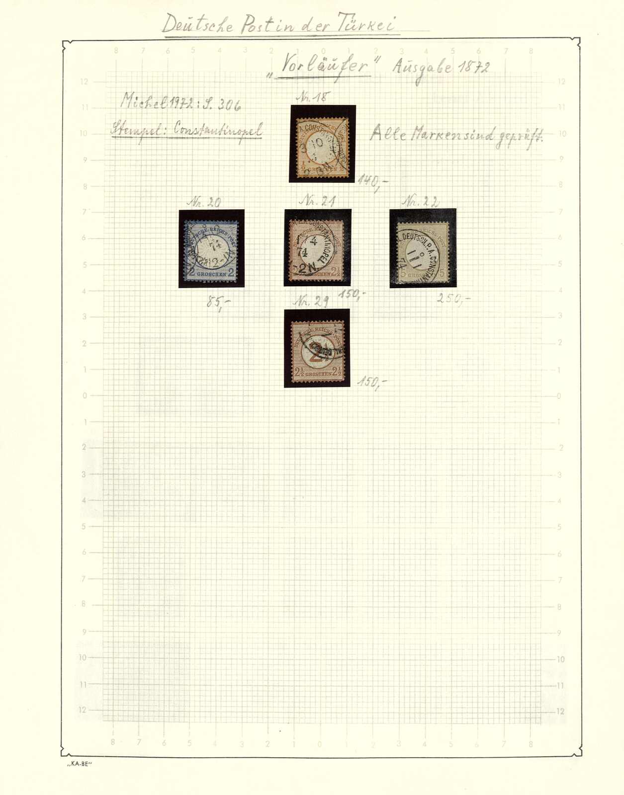 Image 8 for lot number 19W for Gert Müller 128th Auction