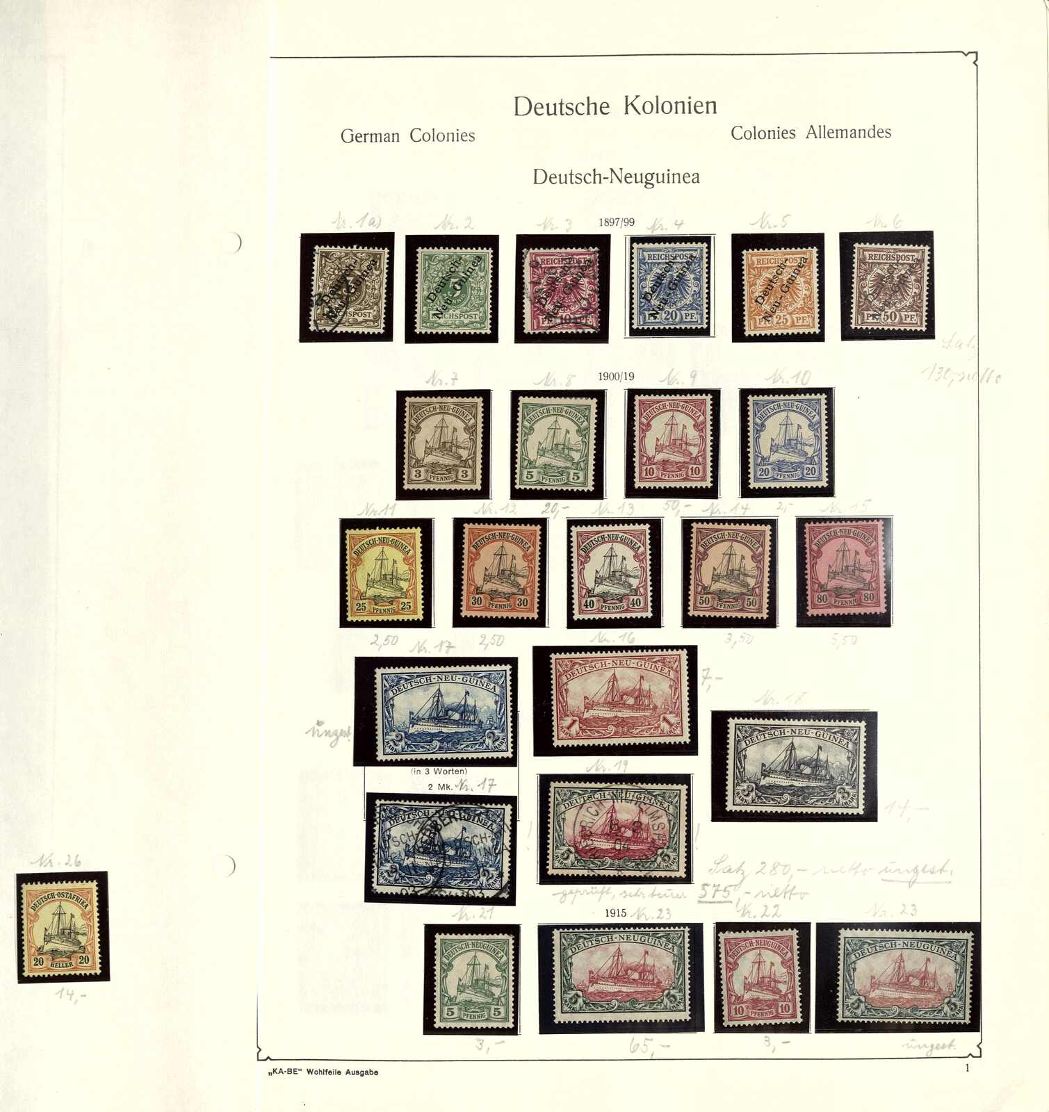 Image 12 for lot number 19W for Gert Müller 128th Auction