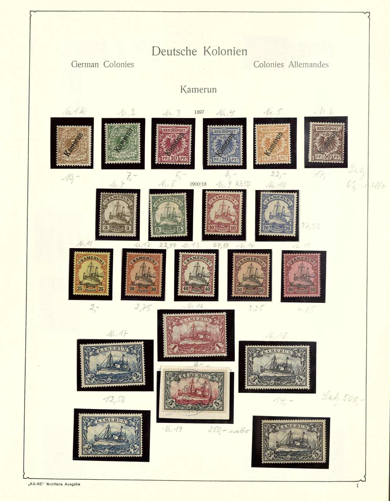 Image 21 for lot number 19W for Gert Müller 128th Auction