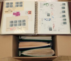 BUND - umfangreicher Bestand von überwiegend Ersttagsbriefen in 16 ...