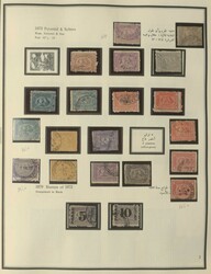 ÄGYPTEN - 1866/1957, reichhaltige gest. Sammlung imFarahbaksh-Album ...