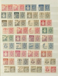 BELGIEN/ZUSAMMENDRUCKE - reichhaltige Kollektion älterer ...