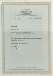 NEUSAAR - 1947/59, komplette postfr. Sammlung im ...