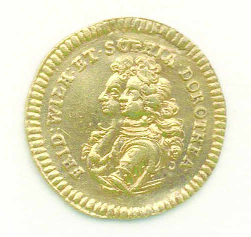 Brandenburg/Preussen, Friedrich III., sehr seltener Halbdukat 1706 ...