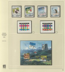 SCHWEIZ/NOMINALE - 1965/2005, schöne postfr. Sammlung in den ...