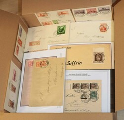 SAAR - interessanter Bestand von circa 140 Belegen der Altsaarzeit ...