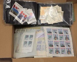 KANADA - enormer Bestand von fast nur postfr. Ausgaben im Karton ...