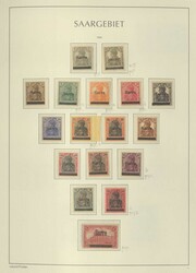 SAAR - 1920/59, sehr schöne Sammlung fast nur postfr. ...