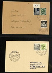 BUND/POSTHORN - reichhaltige Kollektion Briefe und Karten in zwei ...