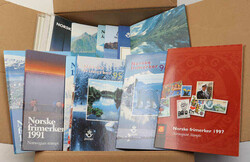 NORWEGEN - 1979/97, komplette Sammlung der Jahreszusammenstellungen ...