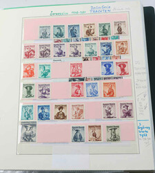 ÖSTERREICH - 1945/2004, Sammlung in zwei Lindner-Ringbinder, ...