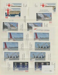 PRIVATPOST - umfangreicher postfr. Bestand Privatpostmarken aus der ...