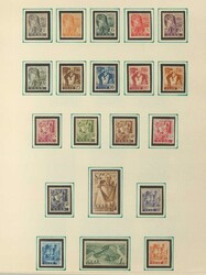 NEUSAAR - 1947/59, saubere postfr. Sammlung bis auf Mi.Nr. 297/98 und ...