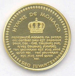 Monaco, 2 Euro Forteresse 2015, sowie zwei Goldmedaillen Gracia ...