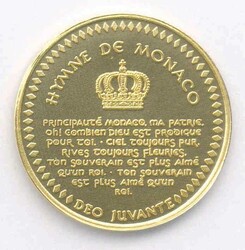 Monaco, 2 Euro Forteresse 2015, sowie zwei Goldmedaillen Gracia ...