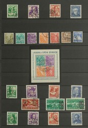 SCHWEIZ - umfangreicher Nachlass mit Sammlungen und Partien, ...