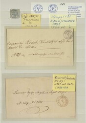 RUMÄNIEN/STEMPEL - 1868/1910, reichhaltige Spezialsammlung der ...