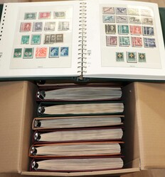 ÖSTERREICH - 1945/2001, umfangreiche Sammlung gest. bzw. postfr., ...