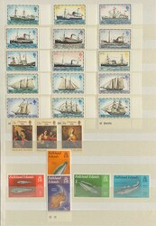 FALKLANDINSELN - 1978/2020, sehr umfangreiche Sammlung in vier ...