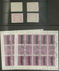 SCHWEIZ - 1960/89, umfangreiche gest. Sammlung oft mehrfach ...